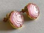 René Lalique - Pivoine - Doré à lor, cristal - Boucles