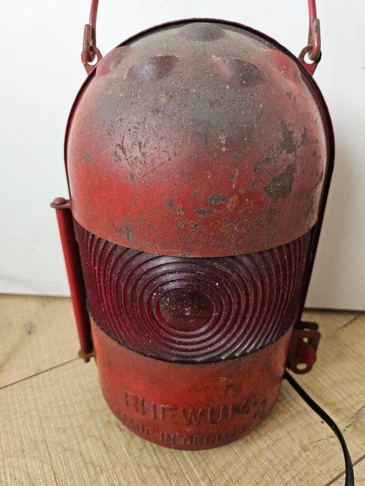 Lamp - Metaal - Spoorweglamp, Antiek en Kunst, Curiosa en Brocante