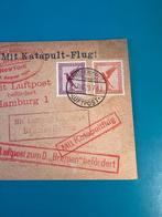 Duitse Rijk 1929 - 2 x katapultvlucht Noord-Atlantisch met, Gestempeld