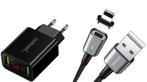 DrPhone iCON - Magnetische Lightning Oplaadkabel 3A +, Télécoms, Téléphonie mobile | Chargeurs pour téléphone, Verzenden