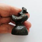 Indochinois ancien Bronze Poids dopium en forme doiseau -