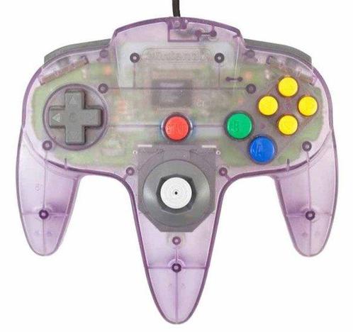 Originele Nintendo 64 Controller Atomic Purple, Consoles de jeu & Jeux vidéo, Consoles de jeu | Nintendo 64, Envoi