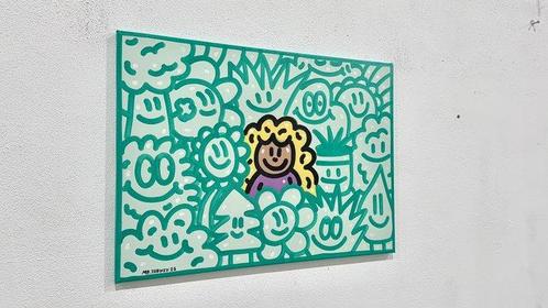 Mr Turkey - The Plant Lady - NO Reserve, Antiek en Kunst, Kunst | Schilderijen | Modern