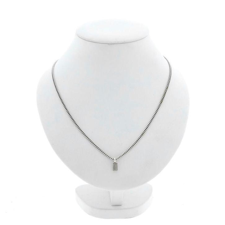 Zilveren Buddha to Buddha ketting, Handtassen en Accessoires, Kettingen, Overige kleuren, Gebruikt, Zilver, Ophalen of Verzenden