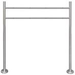 Dubbele Brievenbusstandaard RVS | Retour Deal | 52% Korting!, Verzenden, Nieuw, Inox, Staande brievenbus