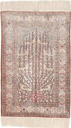 Puur zijden Turks Kayseri-tapijt met Mehrab-ontwerp - Tapijt