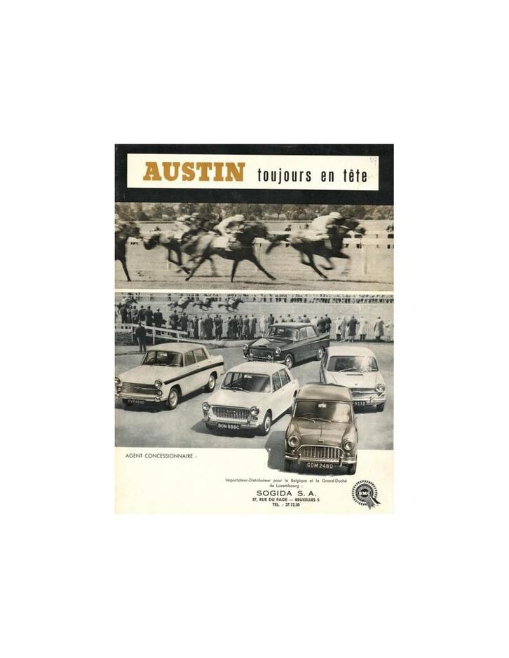 1967 AUSTIN PROGRAMMA BROCHURE FRANS, Boeken, Auto's | Folders en Tijdschriften