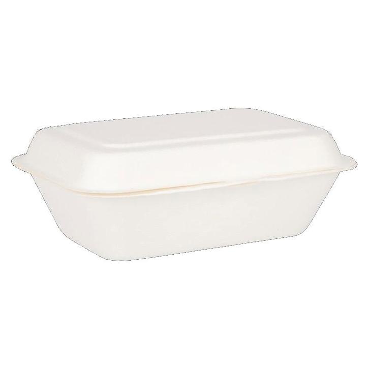 Maaltijddozen | Composteerbaar Bagasse | 250 stuks |, Articles professionnels, Horeca | Équipement de cuisine, Envoi