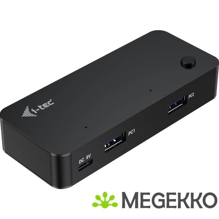 I-tec Universal KVM HUB 2x USB-C + 2x USB-A 3.0, Computers en Software, Overige Computers en Software, Nieuw, Verzenden