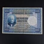 IJsland. - 100 Kronur L.1928 - Pick 35a  (Zonder, Postzegels en Munten, Munten | Nederland