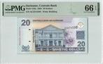 2004 Suriname P 159a 20 Dollars Pmg 66 Epq, Verzenden