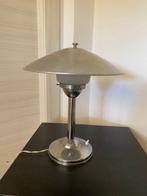 Bankierslamp - Vernikkeld messing, Antiek en Kunst