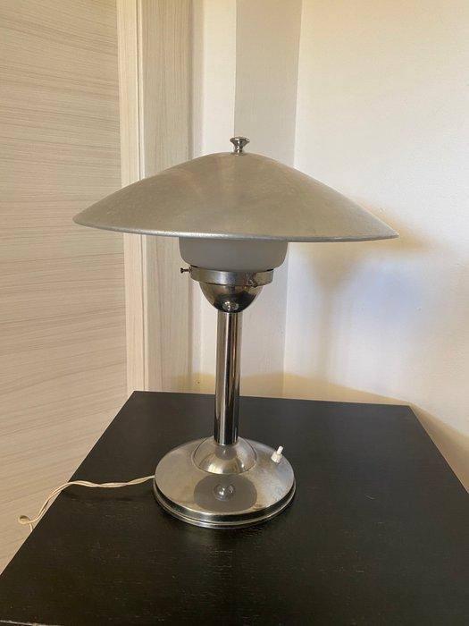 Bankierslamp - Vernikkeld messing, Antiek en Kunst, Antiek | Verlichting
