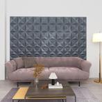 vidaXL 48 st Wandpanelen 3D origami 12 m² 50x50 cm grijs, Doe-het-zelf en Bouw, Platen en Panelen, Verzenden, Nieuw