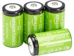 Veiling - 4x Amazon Basics oplaadbare C-celbatterijen 5000 m, Audio, Tv en Foto, Nieuw