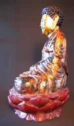 Chinese Boeddha - Hout - China - Qing Dynastie (1644-1911)