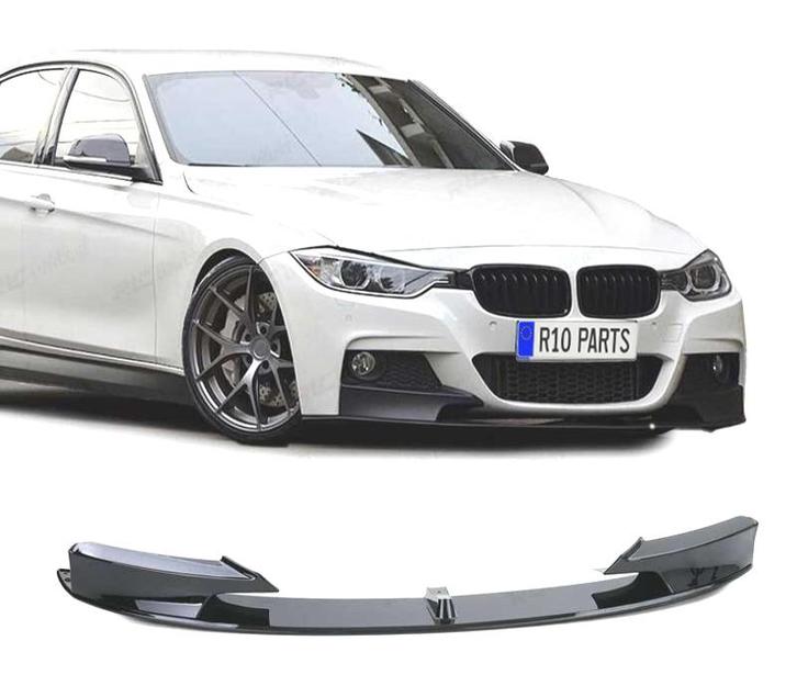 SPOILER LAME AVANT BMW F30 F31LOOK M PERFORMANCE NOIR BRILLA, Autos : Pièces & Accessoires, Carrosserie & Tôlerie, Envoi