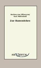 Zur Runenlehre.by Liliencron, von New   ., Liliencron, Rochus von, Zo goed als nieuw, Verzenden