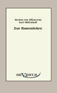 Zur Runenlehre.by Liliencron, von New   ., Livres, Livres Autre, Envoi