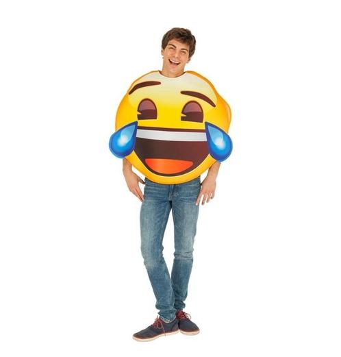 Kostuum Emoji LOL, Kleding | Heren, Carnavalskleding en Feestkleding, Nieuw, Verzenden