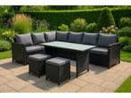 Veiling - Bordano Loungeset (Inclusief alle zit en rugkussen, Tuin en Terras, Tuinsets en Loungesets, Nieuw
