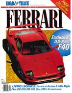 1990 ROAD AND TRACK FERRARI SPECIAL, MAGAZINE ENGELS, Boeken, Nieuw