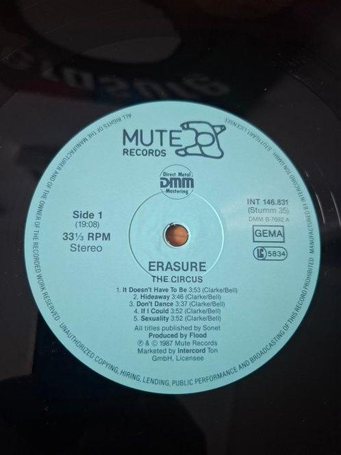 Erasure, Communards, Bronski Beat - 5 x LPs + 6 x 12 Maxi, Cd's en Dvd's, Vinyl Singles