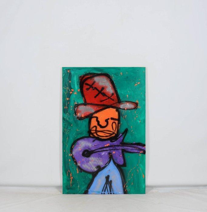 Esper Hagen (1964-2008) - Guitar Hero, Antiek en Kunst, Kunst | Schilderijen | Modern