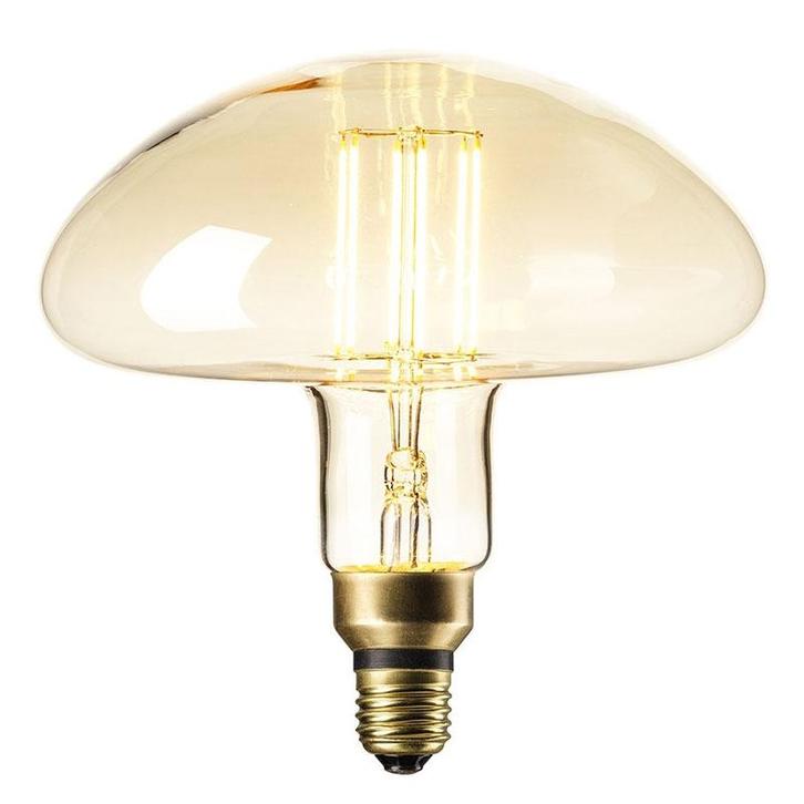 Filament LED Lamp Calgary XXL Gold Ø195mm E27 6W, Huis en Inrichting, Lampen | Losse lampen, Verzenden