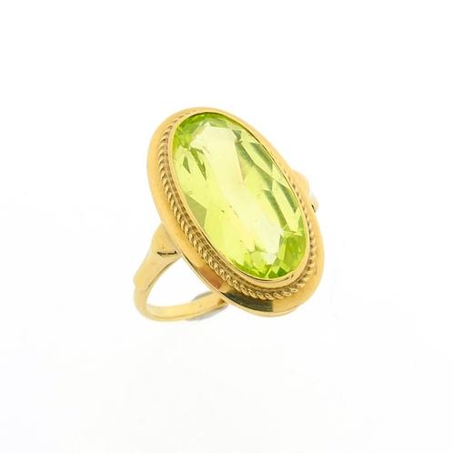 Gouden ring met synthetische edelsteen uit de 60s | Vintage, Bijoux, Sacs & Beauté, Bracelets à breloques, Enlèvement ou Envoi