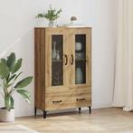 vidaXL Highboard met lade Artisan Eiken 70 x 31 x 115 cm, Huis en Inrichting, Verzenden, Nieuw
