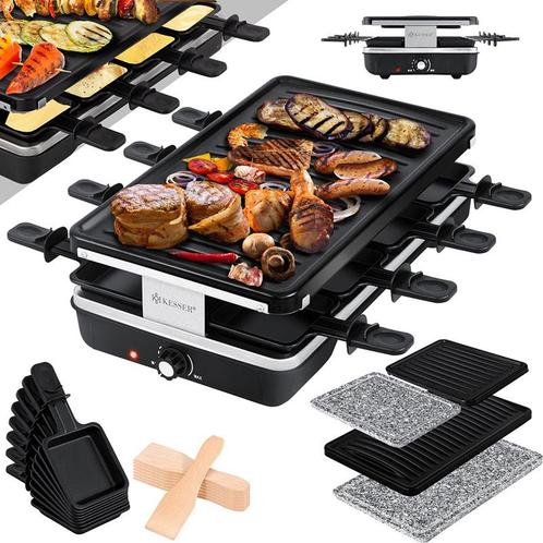 Gourmetstel voor 8 personen  - lektrische grill / bakplaat, Elektronische apparatuur, Grillplaten, Verzenden