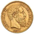 België. Belgium 20 Francs Leopold II Gold Coin (Random