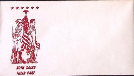 Amerikaanse envelop WWII (lijst optie), Verzamelen, Militaria | Tweede Wereldoorlog, Foto of Poster, Verzenden