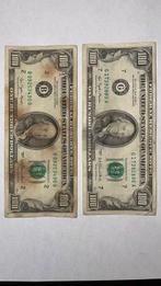Verenigde Staten. - 2 x 100 Dollars 1977  (Zonder, Postzegels en Munten