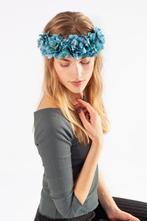 Bloemenkrans Haar Hibiscus Hawaii Blauw Bloemen Haarband Car, Ophalen of Verzenden, Nieuw