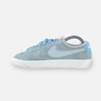 Nike Blazer Low Suede Blue White - Maat 37.5, Sneakers, Verzenden