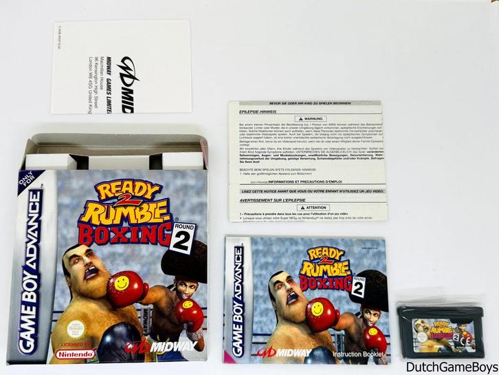 Gameboy Advance / GBA - Ready 2 Rumble Boxing - Round 2 - EU, Games en Spelcomputers, Games | Nintendo Game Boy, Gebruikt, Verzenden