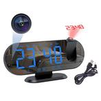 Camera Wekker - 1080p WiFi Klok met Laser Projectie - Smart, Verzenden, Nieuw