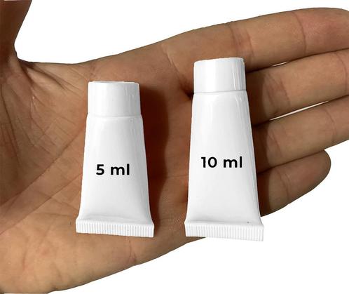 Set van 50 hervulbare, lege tubes (10 ml, wit), Doe-het-zelf en Bouw, Gereedschap | Overige machines, Nieuw, Verzenden