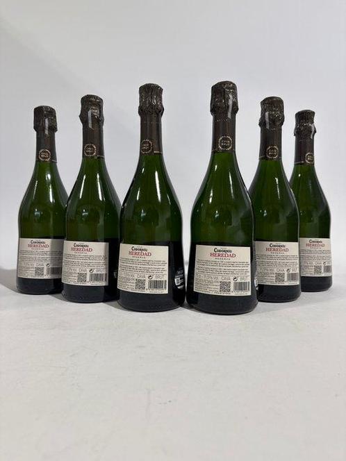 2021 Codorniu, Heredad - Cava Brut, Reserva - 6 Bouteilles, Verzamelen, Wijnen