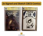 2x Signed and Sketch CBCS Comics - 2x Modern Variant Cover, Boeken, Strips | Comics, Nieuw
