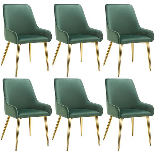 tectake Eetkamerstoel Avane, fluweeloptiek, draagkracht 120, Huis en Inrichting, Stoelen, Verzenden
