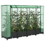 vidaXL Plantenbak verhoogd met kashoes 160x40x123 cm, Tuin en Terras, Verzenden, Nieuw