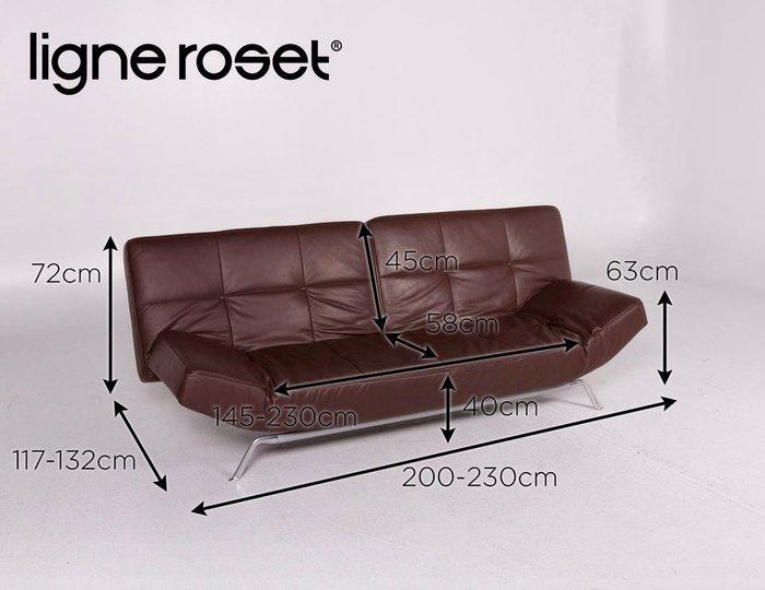 Ligne Roset - Pascal Mourgue - Canapé - Smala - Cuir, Antiek en Kunst, Antiek | Meubels | Stoelen en Sofa's