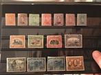 België 1915 - Landschappen en Koning Albert I met de 5, Postzegels en Munten, Gestempeld