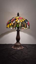 Tafellamp - Glas-in-lood - Tiffany-stijl vlinder