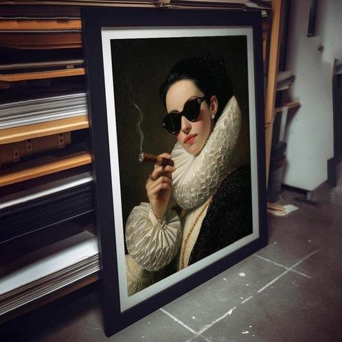 Dikhotomy - Noir Queen - No Reserve - Unique Edition, Antiek en Kunst, Kunst | Schilderijen | Modern