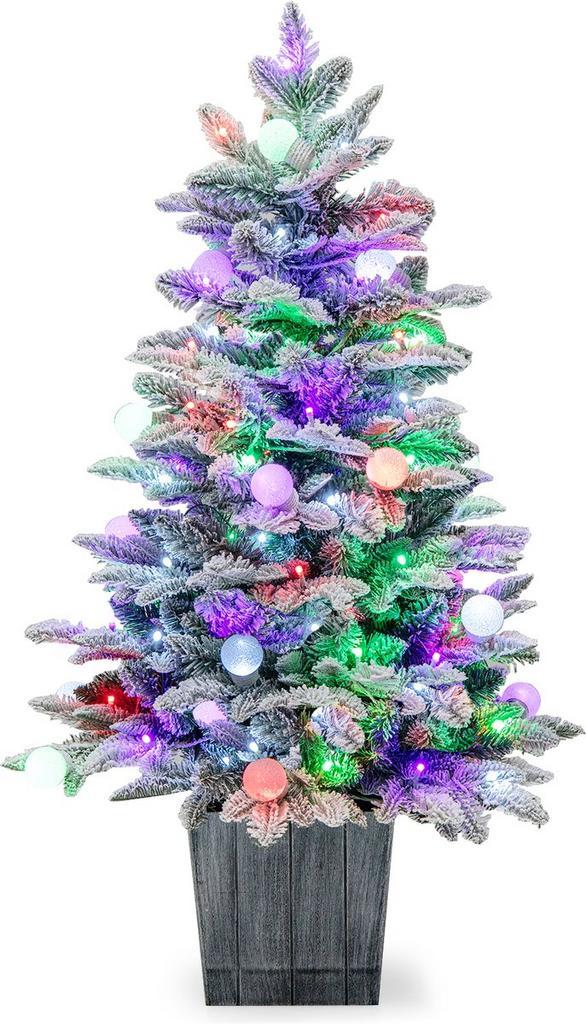 Kerstboom met verlichting - Kunstkerstboom - 100 cm - Met st, Divers, Noël, Envoi