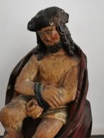 Beeld, Jezus met gebonden handen - 24.5 cm - Polychroom hout
